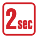 2sec。